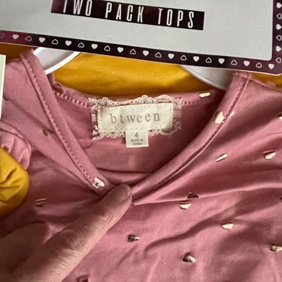 ❤️ Btween 2 Piece Top Set Size 4 Toddler - Picture 4 of 5